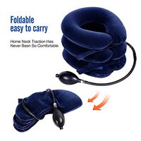 Neck Traction Neck Cervical Traction Collar Device for Neck Shoulder Back Head Pain Relief Inflatable Spine Alignment Pillow