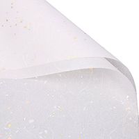 Thickening Bouquet Paper Decorative Paper Wrapping Paper With Gold And Silver Color Points 24x24 Inch