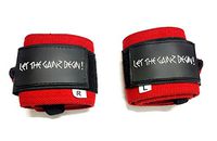 Olympiada 20" Deluxe Wrist Wraps-for Classic Bodybuilders! Stiffest Wraps on The Market! (Blood Red)