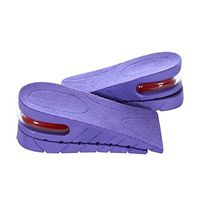 Merryshop Unisex 2-Layer 5CM Increase Invisible Elevator Taller Height Half Shoes Insole