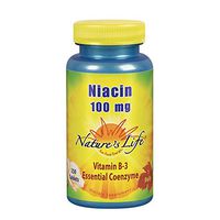 Nature’s Life Niacin 100mg | Vitamin B3 Supplement | Healthy Blood Lipid, Circulation & Skin Support | 250CT