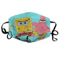 SSUJ7 Spongebob-Patrick Star Men Women Adjustable Earloop Mouth Guard Anti-Dust Washable Reusable Mouth Guard for Kids Teens Adults Anti Pollution,Anti-smog