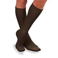 Jobst - SENSIFOOT Diabetic Mild Compression Over-the-Calf (Knee High) Brown Medium