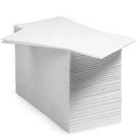 BloominGoods Disposable Bathroom Napkins | Linen-Feel Guest Towels | Cloth-Like Hand Tissue Paper, White (Pack of 200)