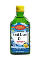 Carlson - Cod Liver Oil, 1100 mg Omega-3s, Liquid Fish Oil Supplement, Wild-Caught Norwegian Arctic Cod-Liver Oil, Sustainably Sourced Nordic Fish Oil Liquid, Lemon, 250 mL