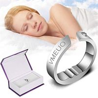 moahhally Anti Snoring Ring Stopper Sleeping Breath Aid Acupressure Treatment Stop Snore Device(Multi-Color,XL)