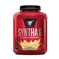 BSN SYNTHA-6 Whey Protein Powder, Micellar Casein, Milk Protein Isolate Powder, Banana, 48 Servings (Package May Vary)