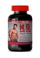 Muscle Building Vitamins Pills for Men - N.O. - Nitric Oxide Muscle Pump - Premium Nitro Complex - l arginine Supplements for Men - 1 Bottle 90 Capsules