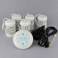 QiQibaby Simple Foot Detox Spa Ion Detox Ionic Foot Bath Spa Cell Cleanse Set Easy Use CE Approved 5pcs White Arrays Health Gift