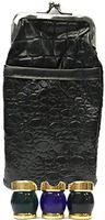 Greatest Selection Full Lamb Skin Cigarette Case Pouch, Coin Purse, Lighter Holder, 120s, Free Gift! 3203 (Croco)