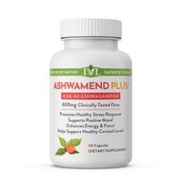 Ashwamend Plus KSM-66 Ashwagandha, 600mg, 30 Day Supply, for Stress Relief, Positive Mode, Energy & Focus Enhancement, Healthy Cortisol Levels