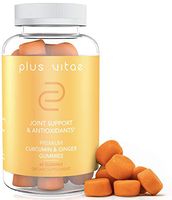 Plus Vitae Turmeric Gummies with Immunity Boost- Organic Curcumin & Ginger Gummies - Potent Antioxidant Properties - Vegan, Non-GMO, Anti-Inflammatory Gummy Supplement for Joint Support - 60 Count