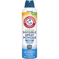 Arm & Hammer No White Mess Invisible Spray Foot Powder, 7 Ounces