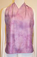 DinerWear Cravaat - Fashionable Adult Bib Dining Scarf (Pink/Purple)
