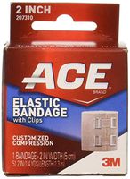 ACE Elastic Bandage With Clips Customized Compression 2 Inches 1 Each