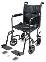 Transport Wheelchair Slvr E&j , Size : 17