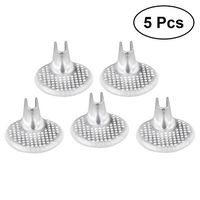 ULTNICE 5 Pairs Gel Silicone Thong Sandal Toe Protectors Clear Flip-Flop Sandal Toe Guards Cushions Gel Inserts Insoles Shoes Grip Pads