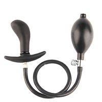 Y-QUARTER Silicone Amal Plus Inflatable Dillos Stretcher Pump Expandable Massager Six Toy for Women Men