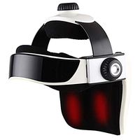 Xinrangxin Head Massage Instrument, Electric Air Pressure Vibration Massage Machine Massage Cap, with Soothing Music and Air Pressure, Help The Brain to Relax and Use As A Scalp and Eye Massager