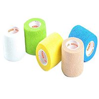 Stmandy Vet Wrap Bulk, Bandage Wrap Vet Tape 2 Inch,Waterproof Self Adherent for The People or The pet(cat, Dog, Horse and so one) who was injure or Have Wounds (Simple)