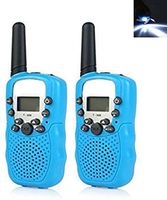 TKSTAR 2 PACK - 22 Channel Walkie Talkies 2 Way Radio Mini 22 Channel FRS/GMRS 5 Miles Long Range for Boys Girls Children - Blue
