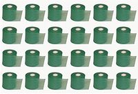 FAZ Sports PW Athletic Tape Foam Underwraps Pre-Wrap. Perfect as Base Layer Under Athletic Taping of Ankles, Wrists, Hands and Knees. 2 3/4" x 30 Yards (Green, 24 Pack)