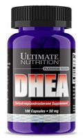 Ultimate Nutrition Pure 50mg DHEA Supplement - Max Strenth Testosterone, Libido and Metabolism Booster - Balance Hormones and Supports Lean Muscle Growth, 100 Capsules