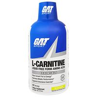 GAT Sport Essentials Liquid L-Carnitine 1500, Green Apple, 16 Ounce