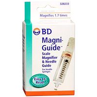 Becton Dickinson Magni-Guide Insulin Syringe Scale Magnifier (58328233) Category: Insulin Injectors and Syringes
