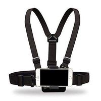 Supkeyer Cellphone Selfie Chest Mount Chest Harness Strap with Cell Phone Clip for iPhone Xs XR Max X 8 7 6 + Samsung Galaxy Note LG Sony