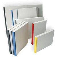 Kunst & Papier - Binderboard Sketch Book - 8-1/4" x 8-1/4" - Red