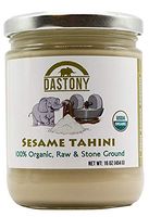 Stone Ground Organic Raw Sesame Seed Butter - 16 oz