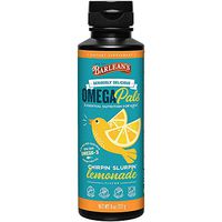 Barlean’s Omega Pals Fish Oil, Chirpin’ Slurpin’ Lemonade, 8-oz, Packaging may Vary