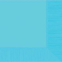 Amscan 2-Ply Caribbean Blue Luncheon Napkins, 50 Ct. | Party Tableware