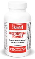 Supersmart - ProstaNatural Formula - Powerful Natural Formula to Support Healthy Prostate with Saw Palmetto, Dim, Zinc and Nettle Root Extract | Non-GMO - 120 Vegetarian Capsules