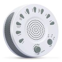 MANLI White Noise Sound Machine, 9 Soothing Nature Sound with Timer Option, Portable Sleep Therapy for Home, Office, Travel, USB or Battery Powered