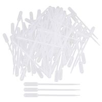RDEXP 0.5ML Disposable Essential Oil Pipettes Plastic Transfer Dropper Set of 100