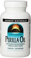 Source Naturals Perilla Oil 1000 mg Source of Plant-Based Omega-3 Fatty Acids - 60 Softgels
