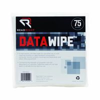Read Right DataWipe Cleaning Pads, 6 x 6 Inch, 75 Wipes per Bag (RR1250)