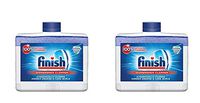 Finish Dual Action Dishwasher Cleaner: Fight Grease & Limescale, Fresh, 8.45oz Pack of 2