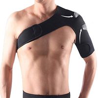 Lour Shoulder Brace for Men and Women – for Torn Rotator Cuff Support,Tendonitis, Dislocation, Neoprene Shoulder Compression Sleeve Wrap,Leftshoulder
