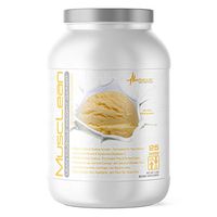 Metabolic Nutrition, Musclean, Whey Protein Meal Replacement, Weight Gainer, High Protein, Low Carb, High Fat, Keto Diet, Digestive Enzymes, 24 Vitamins and Minerals, Vanilla, 2.5 Pound (25 ser)