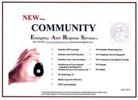 Community Mobile Medical Alert. Auto Fall Detect Works Everywhere No Monthly Monitoring Fees. GPS. 2Way Hands Free Voice. Texts Location & Calls up to 5 Friends & Family Including Rescue.