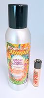 Smoke Odor Eliminator and Exterminator Spray 7oz (Hippie Love, 7oz)