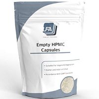 Empty HPMC Capsules | Vegan, Kosher & Halal Certified | Every Capsule Size (10000, 00)