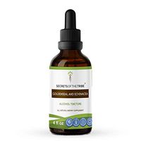 Goldenseal and Echinacea Tincture Alcohol Extract, Organic Herbs Echinacea Root Echinacea Purpurea, Goldenseal Root Hydrastis Canadensis Healthy Cells/Immune System Health 4 OZ