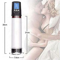 Men's Vacuum Pump PênīsPump Electric Pênīs Enlargement Pump ED Medical Device Length Device Smart Pênīs Extender with LCD Display（Best Gift for Men）