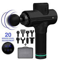 Massage Gun, Handheld Electric Body Massage Gun-Powerful Muscle Massager for Sore Muscle and Stiffness,Portable Cordless Super Quiet,Upgrade 20 Speeds+8 Attachments