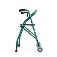 Handiy The Elderly Folding Walking Aid Attached with Seat Board Four-Legged Walking Stick Stroke Recovery Walker Walking Aid -by TIANTA (Color : B)