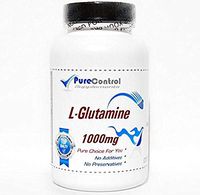 L-Glutamine 1000mg // 100 Capsules // Pure // by PureControl Supplements